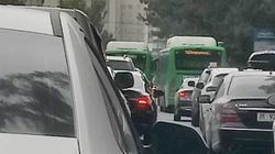 Горожанин предлагает способ, который может справиться с пробками на Юнусалиева. Видео