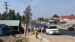 В Чолпон-Ате «пропал» тротуар. Видео жителя