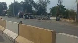 Часть дороги по Дэн Сяопина закрыли, но работы не ведутся. Видео горожанина