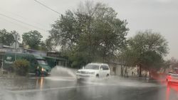 Новую дорогу по Льва Толстого затопило. Фото