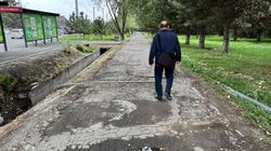 Тротуар на Южной магистрали находится в ужасном состоянии. Видео, фото