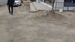 Дорогу по Алматинке сделали, а тротуар в ужасном состоянии. Фото горожанина