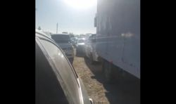 Водитель жалуется на большие пробки в сторону Канта Водитель жалуется на большие пробки в сторону Канта