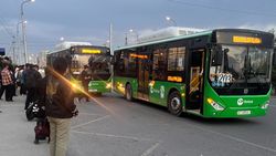 На Масалиева—Тыналиева столкнулись два автобуса