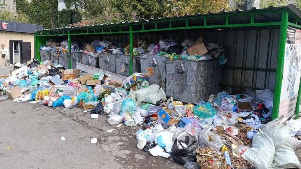 «Тазалык» вывез мусор в 7 мкр. Фото мэрии