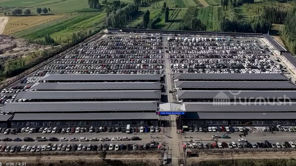 Авторынок «Жапалак» в городе Ош