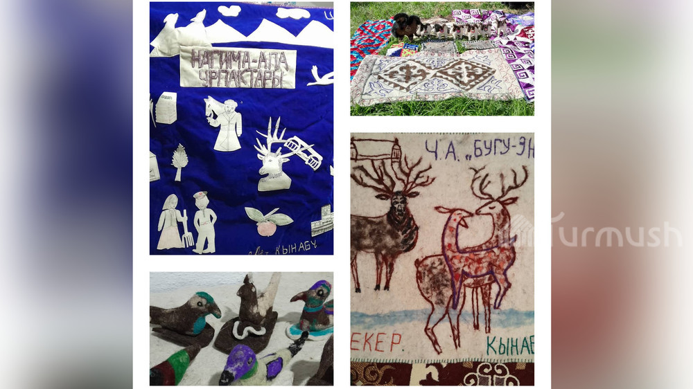 Работы мастерицы Кынабү Турдалиевой