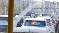 Огромная пробка на Токтоналиева. Фото горожанки Огромная пробка на Токтоналиева. Фото горожанки