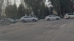 На дороге по проспекту Жибек Жолу образовалась яма. Ответ мэрии