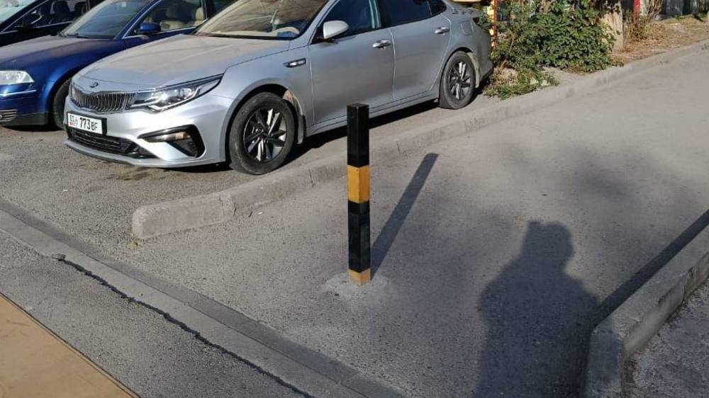 Железные стойки в Көк-Жаре будут демонтированы, - мэрия