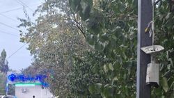 «Бишкексвет» отремонтирует камеру «Безопасного города» в 11 мкр, которая висит на проводе