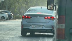 «Соната» выезжает на встречку на Московской. Фото «Соната» выезжает на встречку на Московской. Фото