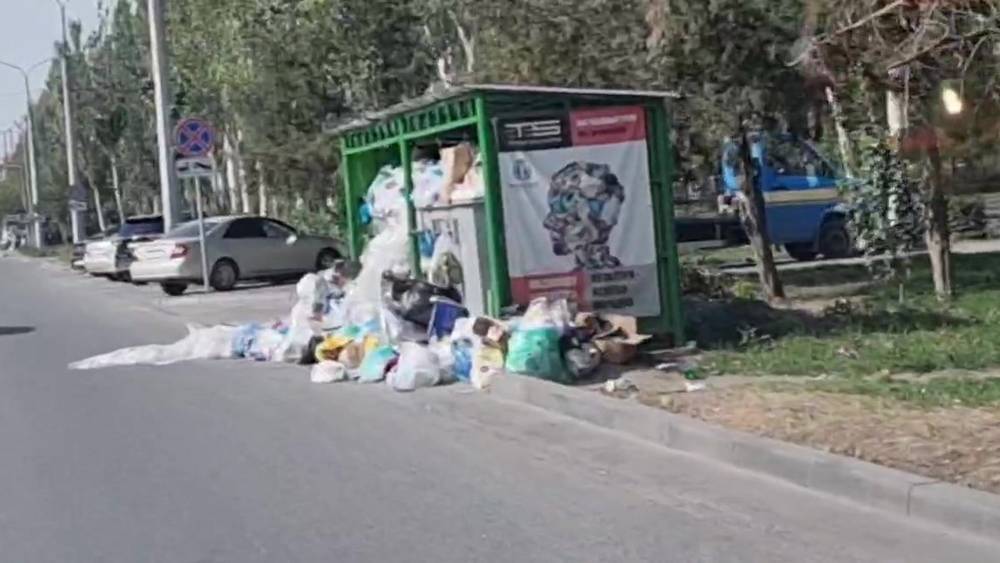 «Тазалык» убрал мусор на Южной магистрали, - мэрия