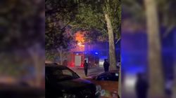 В Бишкеке произошел пожар в строящемся объекте по Юнусалиева