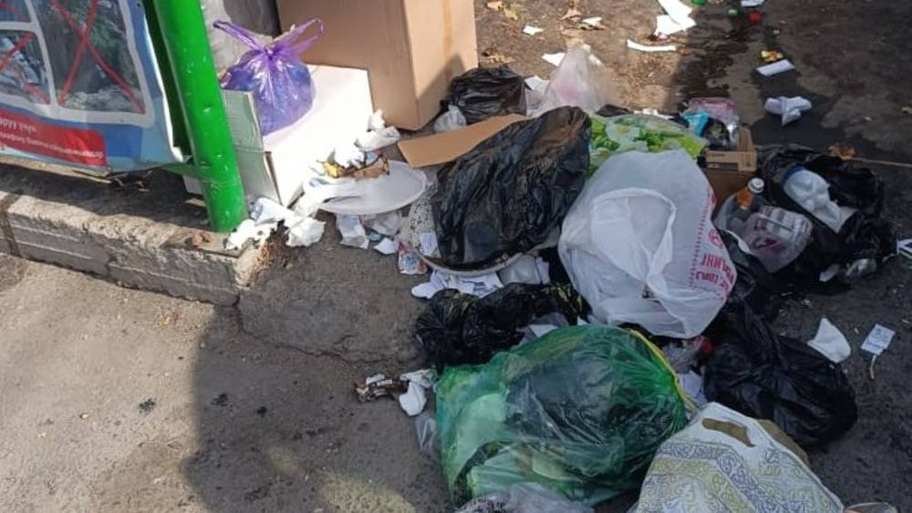 «Тазалык» вывез мусор на Мичурина и очистил территорию. Фото мэрии