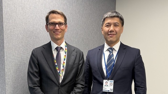 Мартин Шлегель и Мелис Тургунбаев