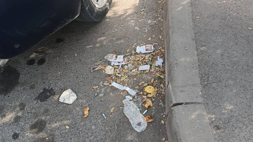 Прилегающая территория вокруг рынка «Таалай» не убирается. Ответ мэрии