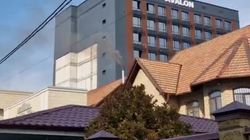 Дым от кафе на Медерова. Видео