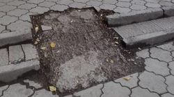 Горожанка жалуется на состояние пандусов вокруг Филармонии