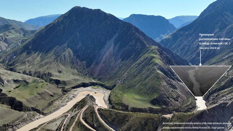 Feasibility study for Kambar-Ata HPP-1 completes. Construction to begin after agreements with Uzbekistan and Kazakhstan - Ministry of Energy