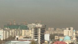 Горожанин показал смог над Бишкеком. Фото Горожанин показал смог над Бишкеком. Фото