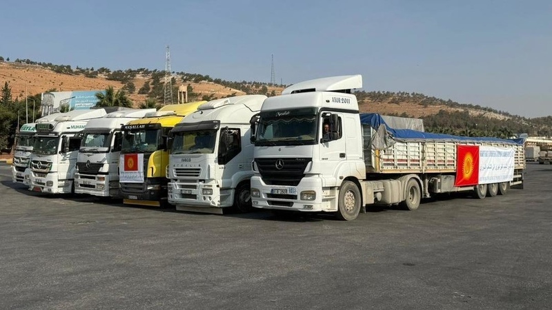 Kyrgyzstan Delivers Over 150 Tons of Humanitarian Aid to Syria with Turkish Support