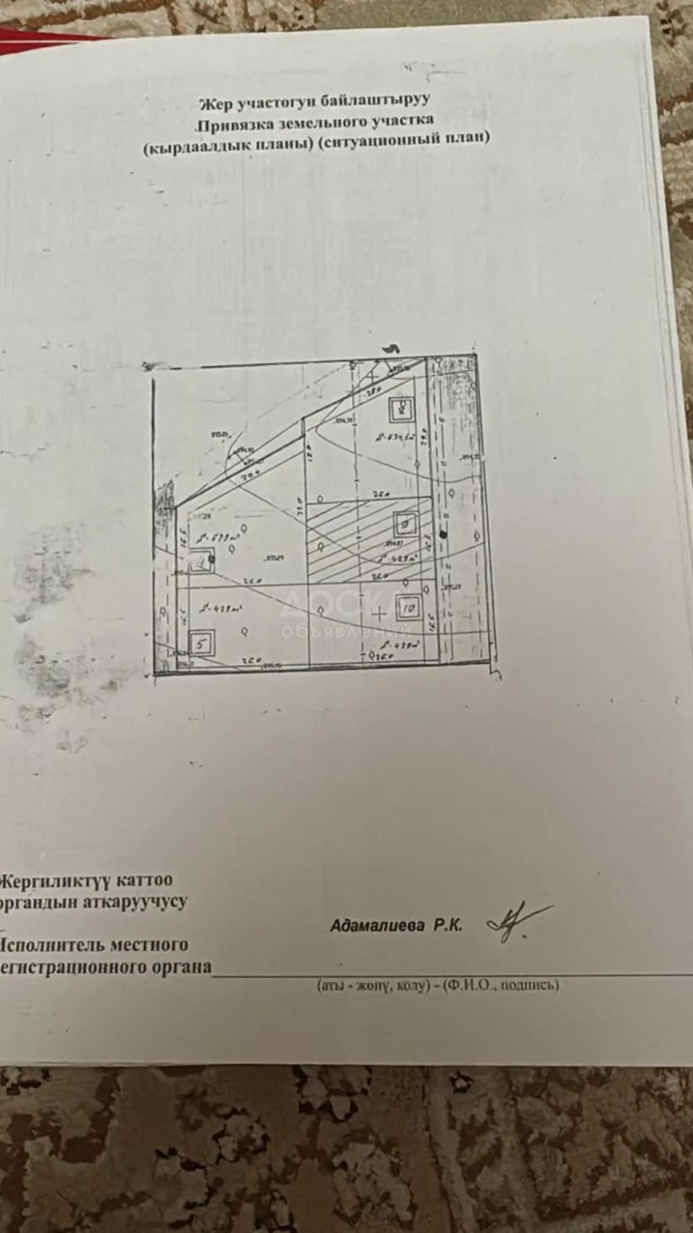 Продаю участок под строительство, 28 соток Сокулук.