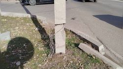 В 5 мкр заменят аварийный столб, - мэрия