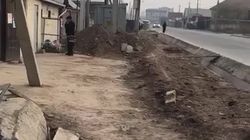 Тротуар на Куюкова перекопали и не восстановили. Видео горожанина