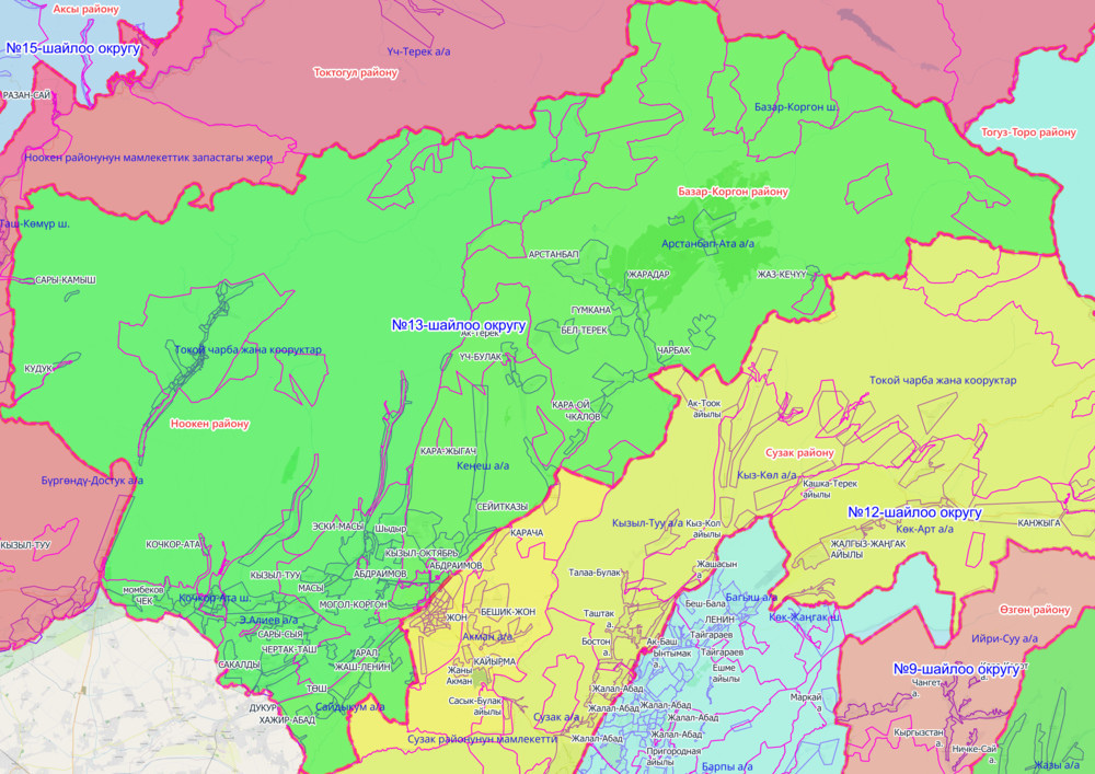 №13 көп мандаттуу шайлоо округу