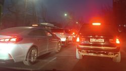 Огромная пробка на ул.Салиевой. Фото