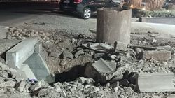 Горожанин жалуется строймусор на Жибек Жолу. Фото