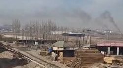 На Объездной что-то сильно дымит. Видео