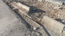 Состояние обочины дороги по Жибек Жолу в Лебединовке. Видео