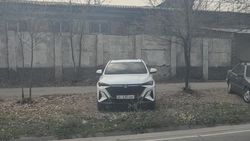 На Гагарина продолжают парковаться в зеленой зоне. Видео