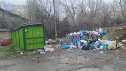 Жители 8 микрорайона жалуются на переполненные мусорные баки
