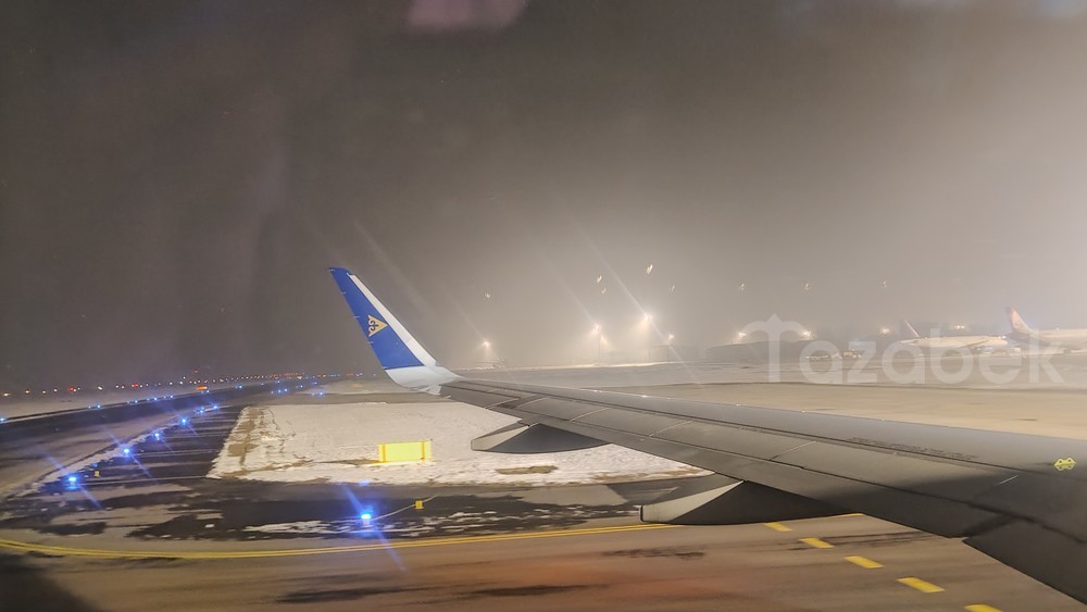 Аэропорт «Манас» вечером 20 декабря