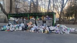 Свалка мусора в мкр Асанбай