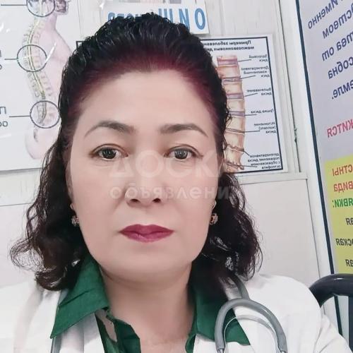 ВРАЧ - ГИРУДОТЕРАПЕВТ, СЕМЕЙНЫЙ ДОКТОР, ВРАЧ ОБЩЕЙ ПРАКТИКИ АКПАЕВА КУЛЬСАРА ДЖУМАКАДЫРОВНА