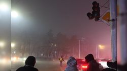 На Ахунбаева—Абая не работают светофоры, наблюдается пробка