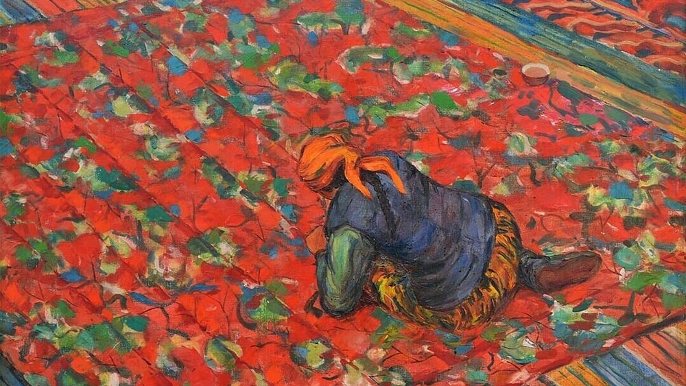 Работа Батыра Жалиева «Изготовление корпо» (1974)