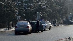 В Бишкеке по Юнусалиева произошло ДТП