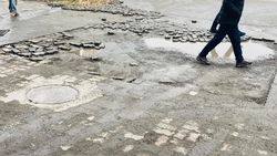 Горожанка спрашивает, когда починят тротуар на Московской—Ибраимова