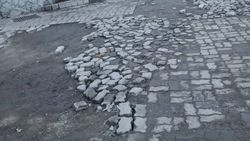 Акимиат поручит МП «Бишкекасфальтсервис» ремонт тротуара на Московская—Ибраимова