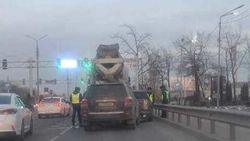 На Масалиева—Айтматова произошло ДТП. Фотографии очевидца