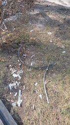 В зеленой зоне по проспекту Айтматова складируются стройматериалы. Мэрия ищет нарушителей