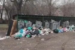На Ахунбаева—Токтоналиева на 11 многоквартирных домов приходится всего 8 мусорных контейнеров, - житель