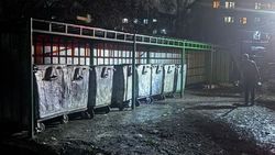 Мусор на Ахунбаева—Токтоналиева вывезли, у «Тазалыка» запросили установить дополнительные контейнеры