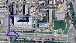 Житель просит вернуть выезд с улицы Мавлянова на улицу Ахунбаева