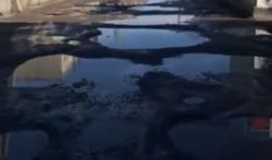 Житель жалуется на состояние дороги на улице Уч-Тулга в мкр Учкун